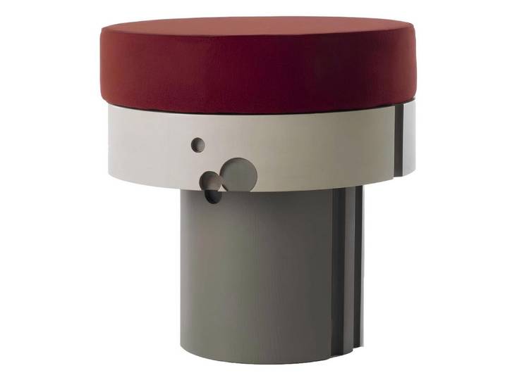 Xlmoebel Hocker Edler Pouf aus hochwertigem Stoff, vielseitig einsetzbar (1 St., Hocker), Hergestellt in Europa