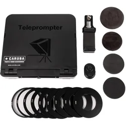 Caruba Teleprompter voor Smartphone / Tablet / Camera (Teleprompter), Video Zubehör, Schwarz