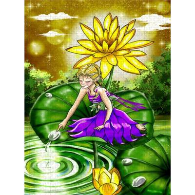 CALVENDO Puzzle Sommer-Elfe | 1000 Teile Lege-Größe 64x48cm Foto-Puzzle für glückliche Stunden