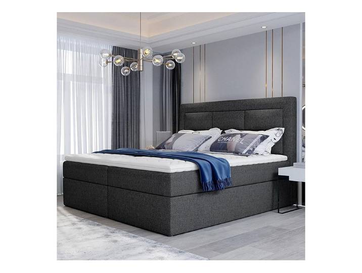 Best for Home Boxspringbett mit Bettkasten, Bonellfederkern und 4 cm Topper (Komplettset, 140x200 160x200 180x200 cm), Lieferung bis in die Wohnung,TOP Preis-Leistungs-Verhältnis