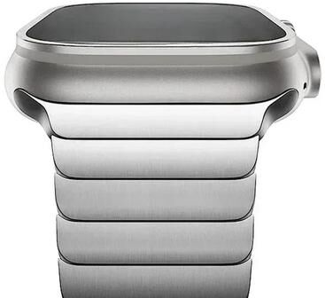Uplift Essentials Titanium Edition Stainless Steel Bracelet For Apple Watch silver for Iwatch 10 46mm