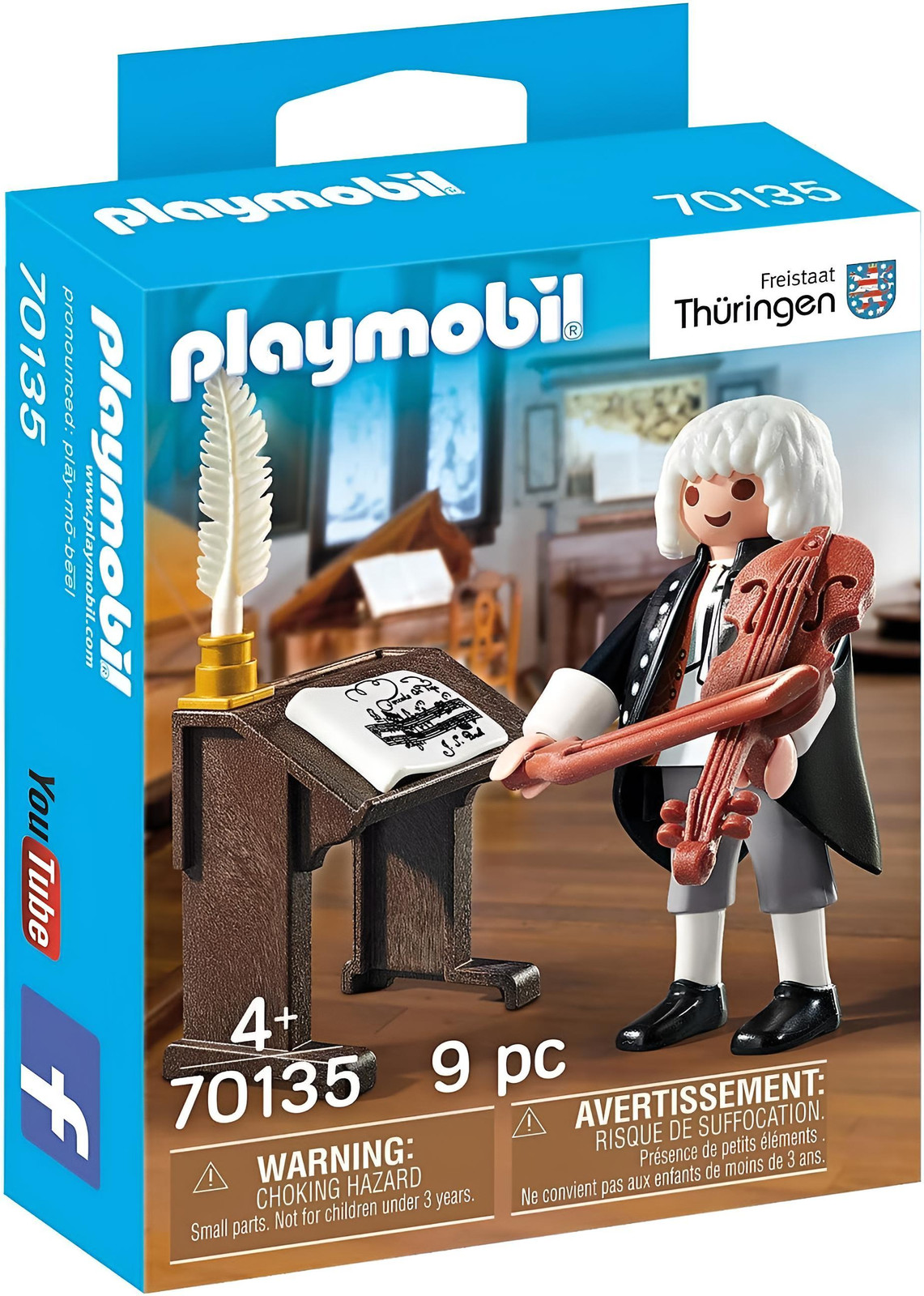 Playmobil Componist Johann Sebastian Bach