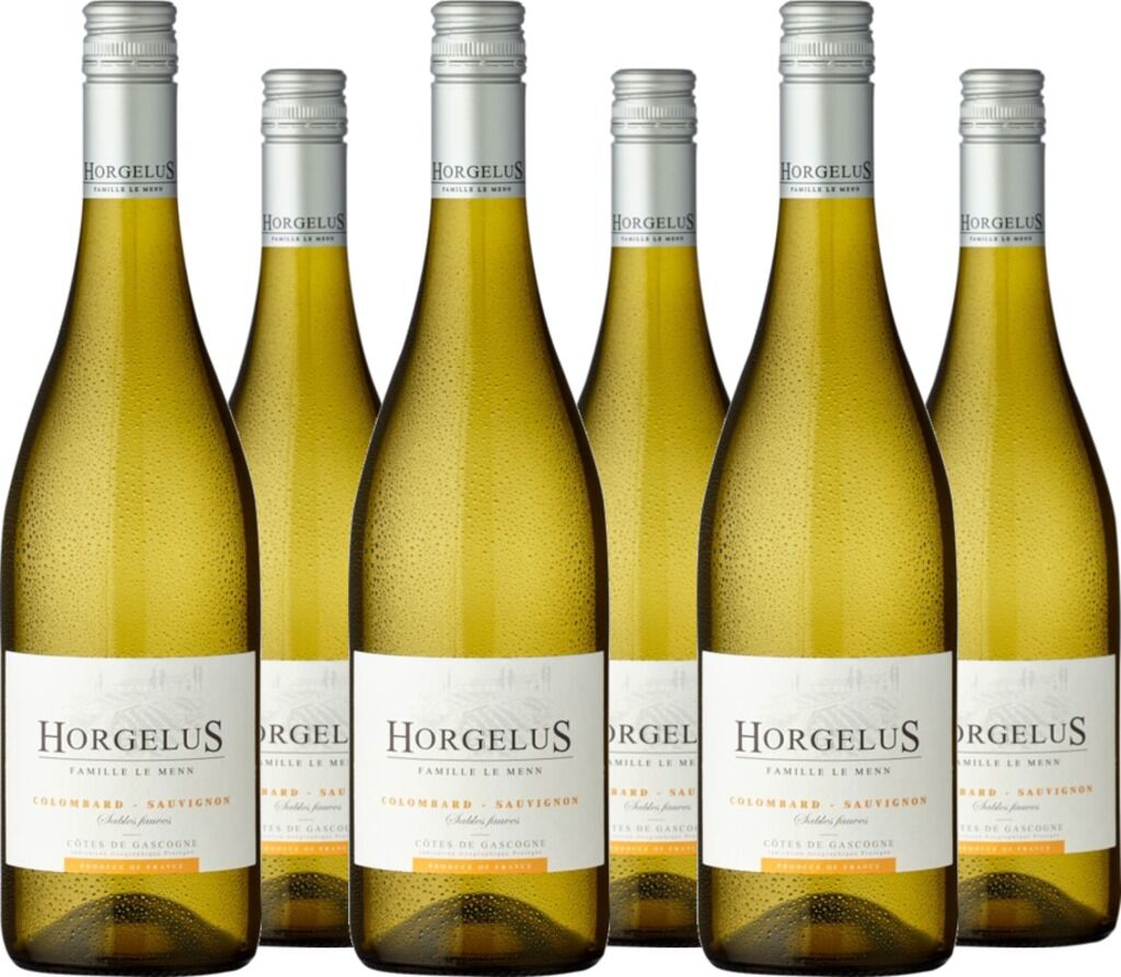 6er Vorteilspaket Horgelus Blanc Côtes de Gascogne IGP 2025 Domaine Horgelus