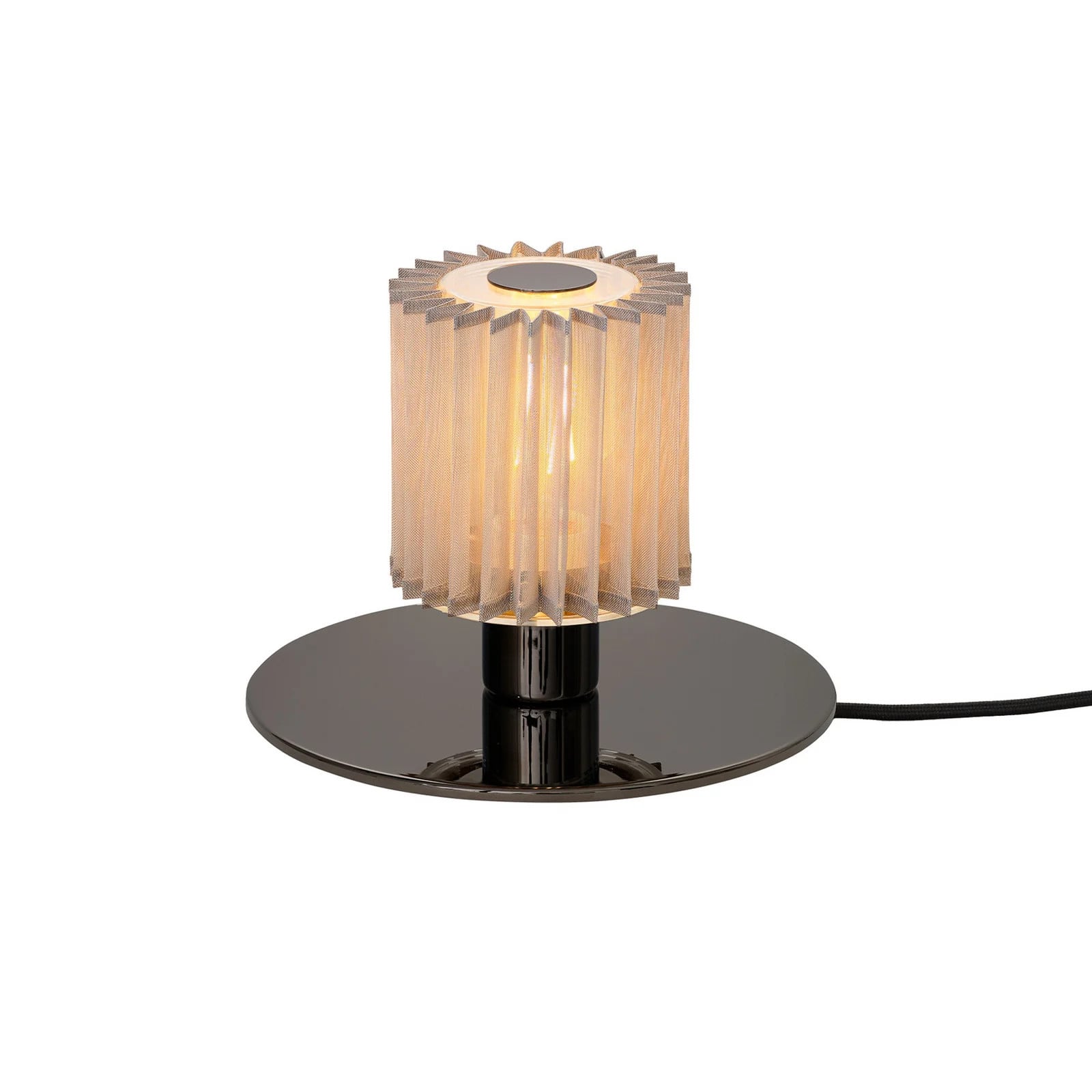 DCW In the Sun 220 Taffellamp Black/Silver Metaal