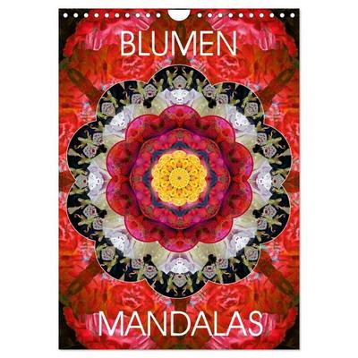 BLUMEN MANDALAS (Wandkalender 2026 DIN A4 hoch), CALVENDO Monatskalender