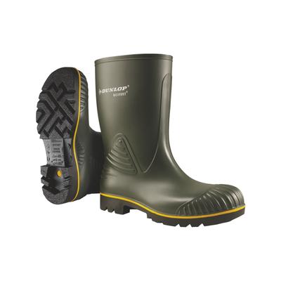 Gummistiefel DUNLOP "Acifort Heavy Duty calf", Damen, Gr. 46, grün, Obermaterial: 100% Textilmaterial TEXMAT., Schuhe Gummistiefel