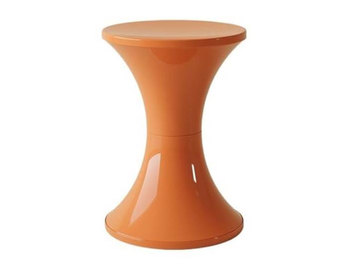 9bbhfJw4R Couchtisch im Landhausstil Kleiner bunter Mini-Sofa-Beistelltisch, Nachttisch-Aufbewahrungshocker(Orange)