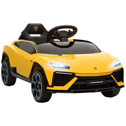 Kinder Elektroauto 12V Kinderauto mit 2,4 GHz Fernbedienung, 2 Motor LED, Musik