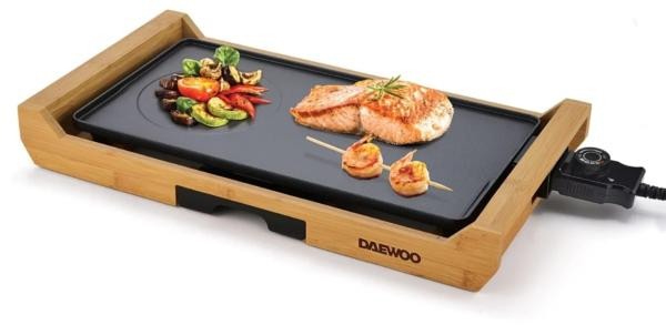 Daewoo Bamboe Gourmetset 2200 Watt, 51 cm