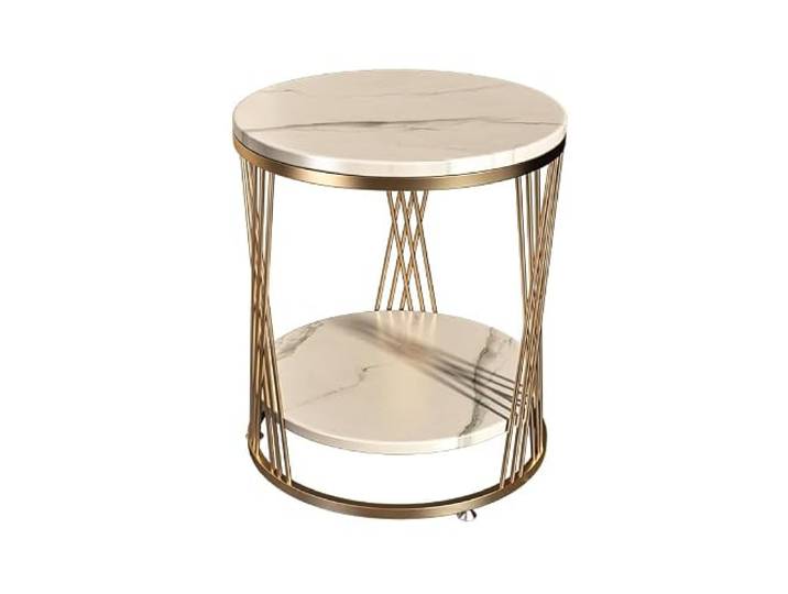 SAMCIOI Wohnzimmer-Beistelltisch, Couchtische Kleine Wohnzimmer Schrank Nordic Sofa Kaffee Tisch Ecke Licht Luxus Sideboard Couchtisch, Nachttisch