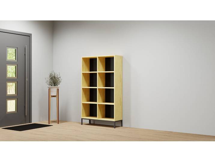 Offenes Highboard aus Kiefer nach Maß Kiefer Natur geölt
