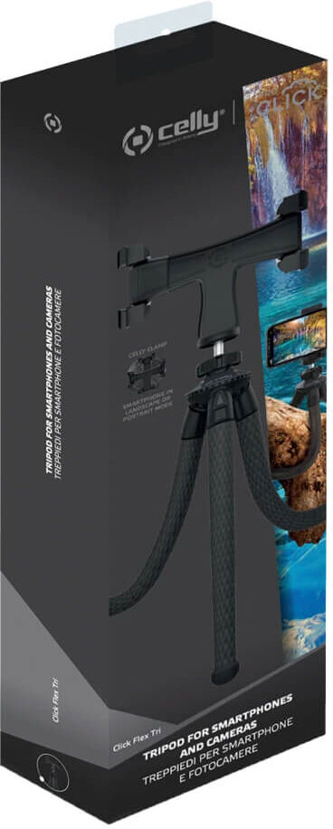 Celly Flexible Tripod -jalusta puhelimelle