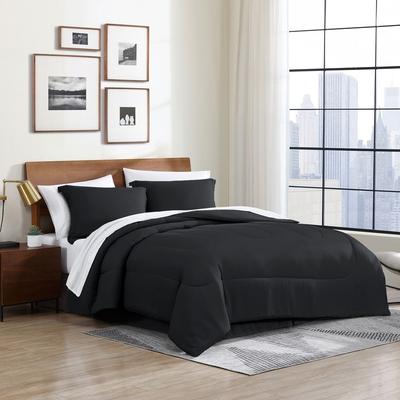 Swift Home Bed in a Bag 8-Piece Lightweight Complete Bedding Comforter & Sheet Set