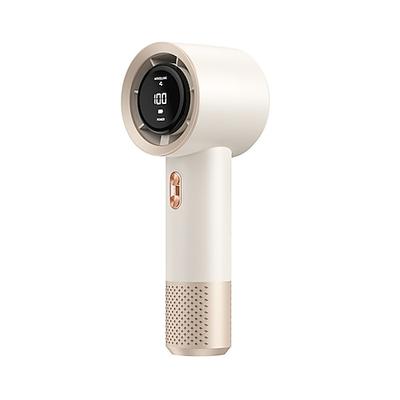 Hochgeschwindigkeitstragbarer Ventilator – 199-Geschwindigkeits einstellbare Kühl- und Heizmodi tragbarer leiser bürstenloser Motor LED-Anzeige Mehrgang-Windkraft für Zuhause Reisen und im Freien
