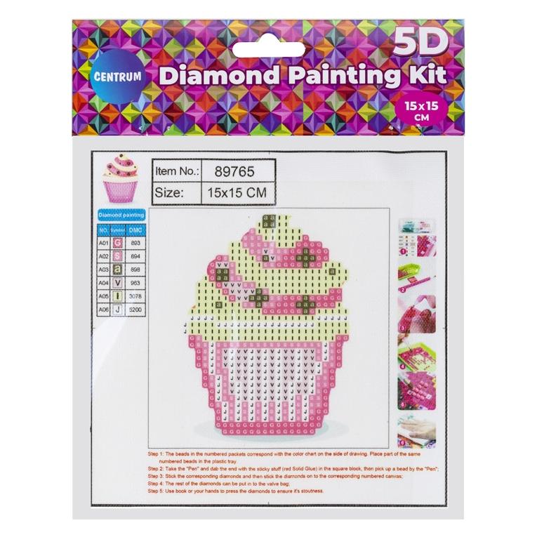 Centrum Diamond Painting 15*15cm. Cupcake (89765)