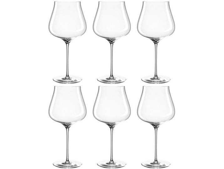 Leonardo Gläserset Brunelli, Klar, Glas, 6-teilig, 770 ml, Gläser, Gläsersets