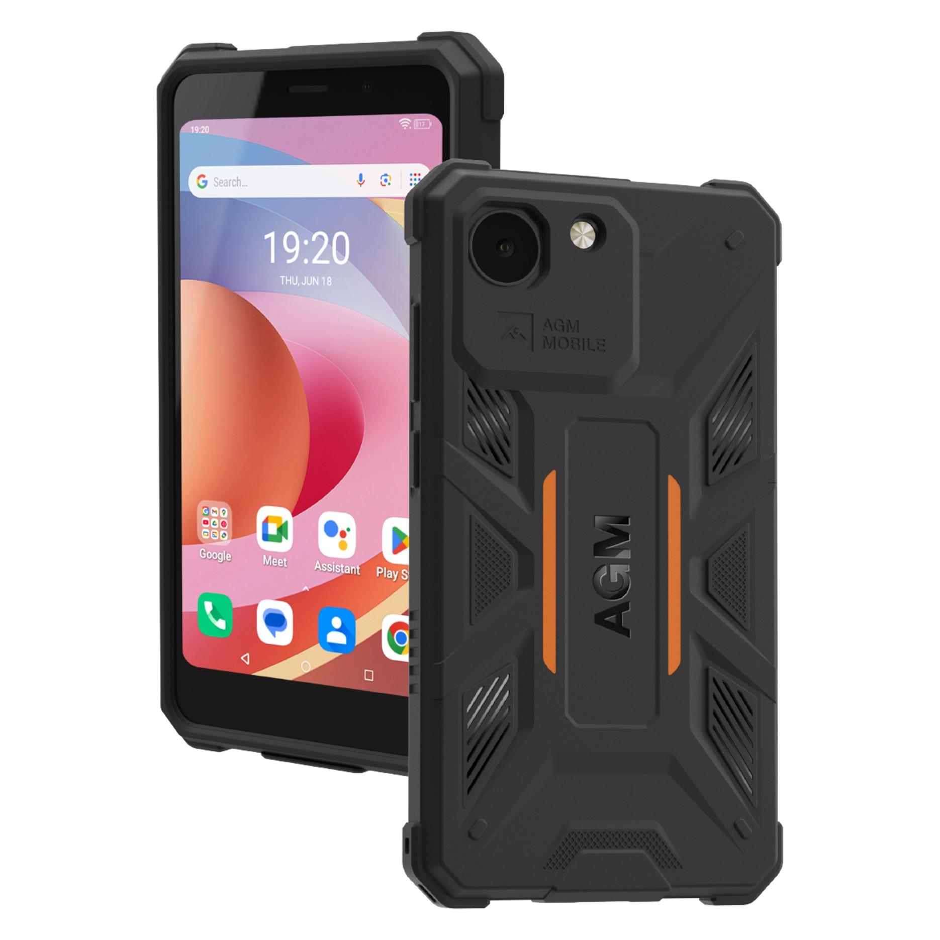 Bea-Fon AGM MOBILE Note N2 Active 4G Outdoor Smartphone (32 GB, Schwarz, 4.96", Dual SIM, 4G) (AGM_N2AC_EU002B)
