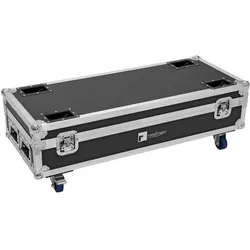 Roadinger Flightcase 8x AKKU IP UP-4 QuickDMX mit Ladefunktion, Audio Racks + Cases, Schwarz