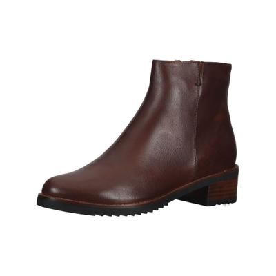 Stiefelette EVERYBODY "Everybody Stiefelette Leder", Damen, Gr. 39, braun, Leder, Schuhe Stiefelette