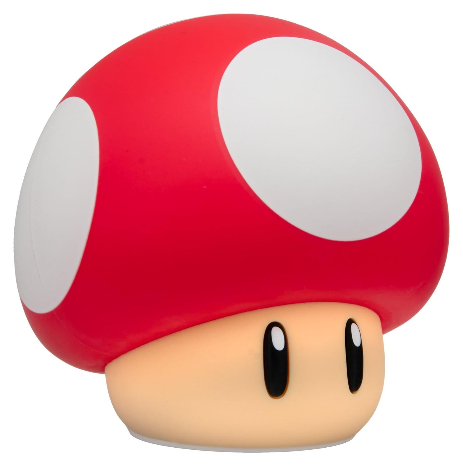 Paladone Super Mario SquishyGlo siliconen nachtlampje, Super Paddenstoel, oplaadbaar, 15 cm