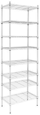 fastbuy 8-Tier Wire Shelving Unit Adjustable Steel Wire Rack