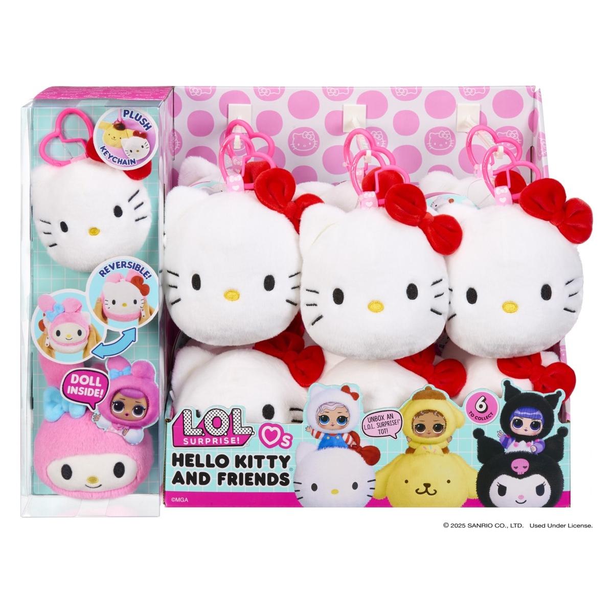Magni MGA L.O.L. Surprise Loves Hello Kitty Reversible Plush Surprise (11.40 cm) (596608)