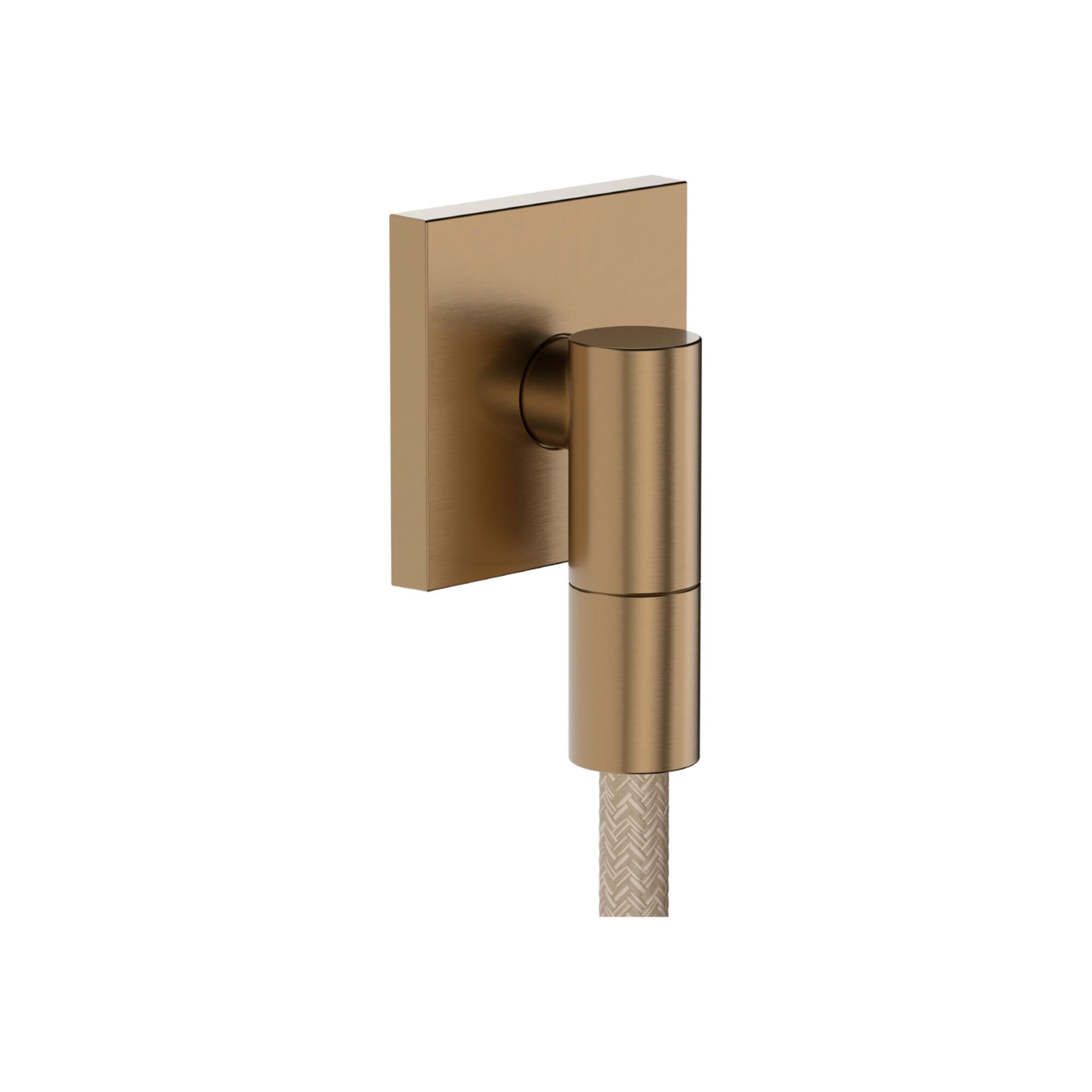 hansgrohe Wandanschluss Fixfit Fine m Rückflussverh., E, eck., brush. bronze (28883140)