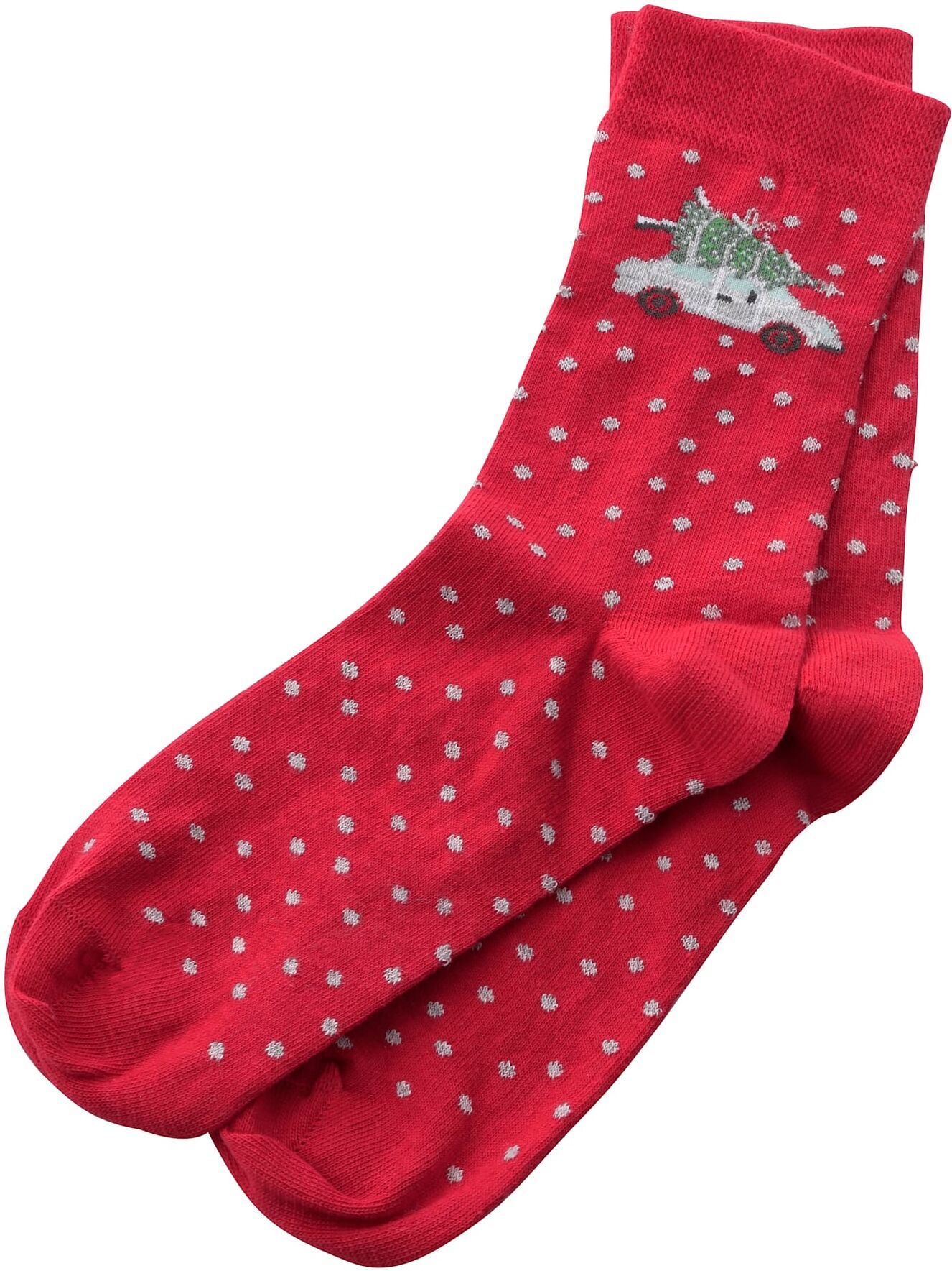 Socken WÄSCHEPUR, Damen, Gr. 1, rot, 80% Baumwolle, 18% Polyamid, 2% Elasthan, Socken Socken rot 1