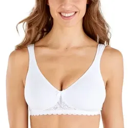 Swegmark BH Beautiform Soft Bra Fairtrade Molded Cups Weiß B 80 Damen