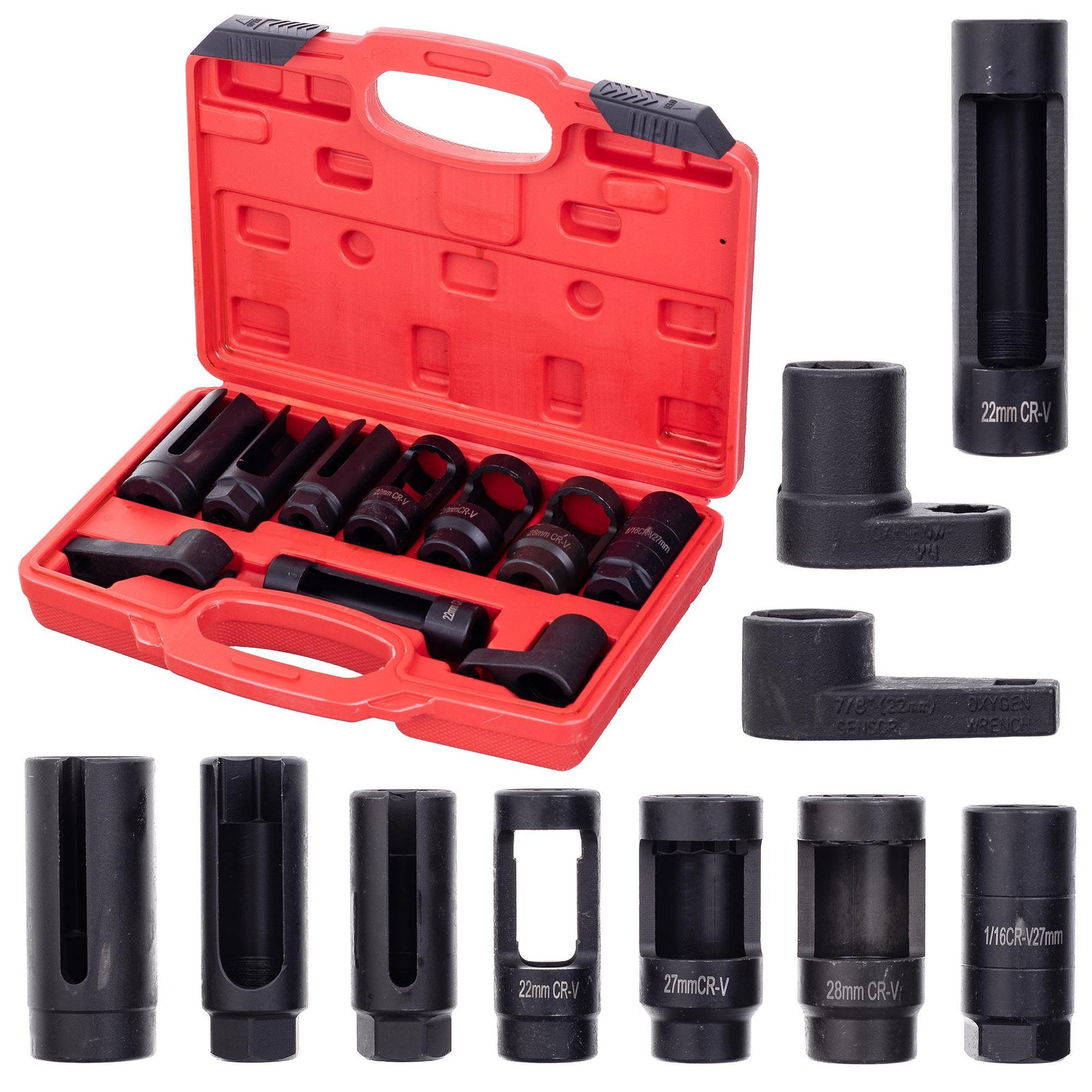 TC Technic Set van 10 speciale sleutels voor lambda-sensoren