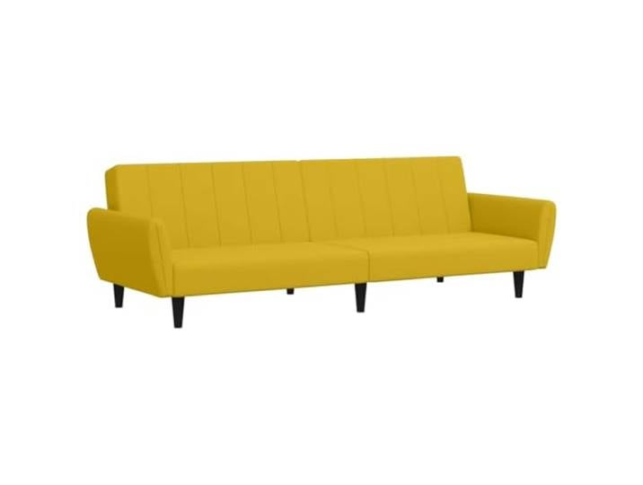 GHVBNMF Schlafsofa 2-Sitzer Gelb Samt Couch Klappbar Klappsofa Vielseitige 2-in-1 Liegefunktion mit verstellbarer Rückenlehne für Wohnzimmer, Studio und Gästezimmer.
