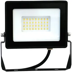 HWH LED Fluter, 110°, 30W, 4000K, 2500lm, IP65, schwenkbar, schwarz BLU-49537