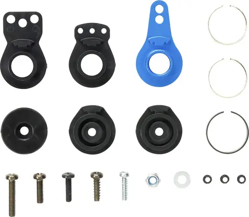 Tamiya 54799 Tuningteil TT-02 Hi-Torque Servo Saver Set mit Alu-Horn