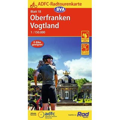 BVA ADFC Radtourenkarte Oberfranken /Vogtland 1:150.000, Sonstige von , KOMPASS Freytag & Berndt, 978-3-96990-063-5