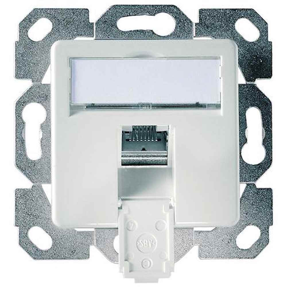 Telegärtner AMJ45 inbouwdoos Cat.6A met 1 x RJ45 aansluiting