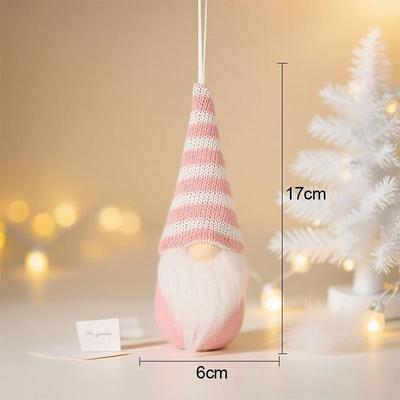Uplifted Finds Christmas Faceless Knitted Dwarf Pendant e