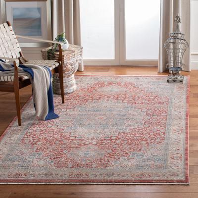 SAFAVIEH Kenitra Foka Vintage Oriental Polyester Rug