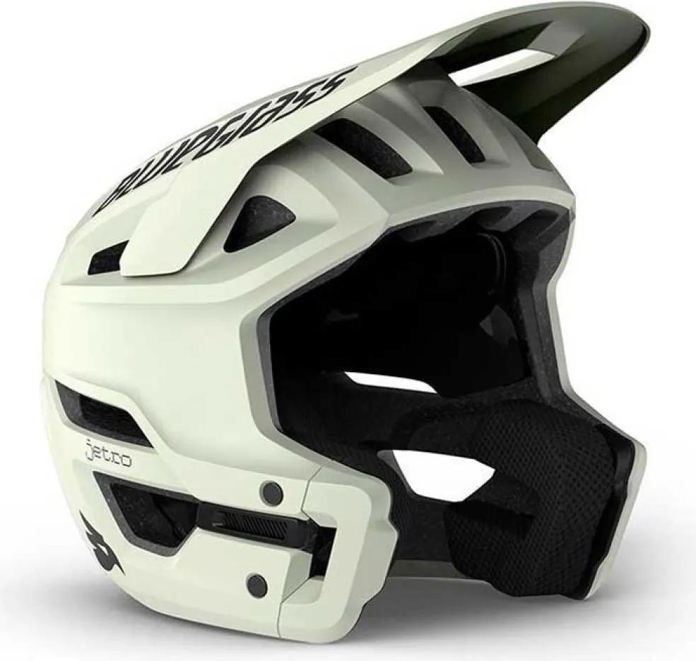 Bluegrass Jetro Mips Downhillhelm Weiß S Weiß S