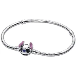 Pandora 593738C01 Damenarmband Silber Disney Stitch, 20 cm