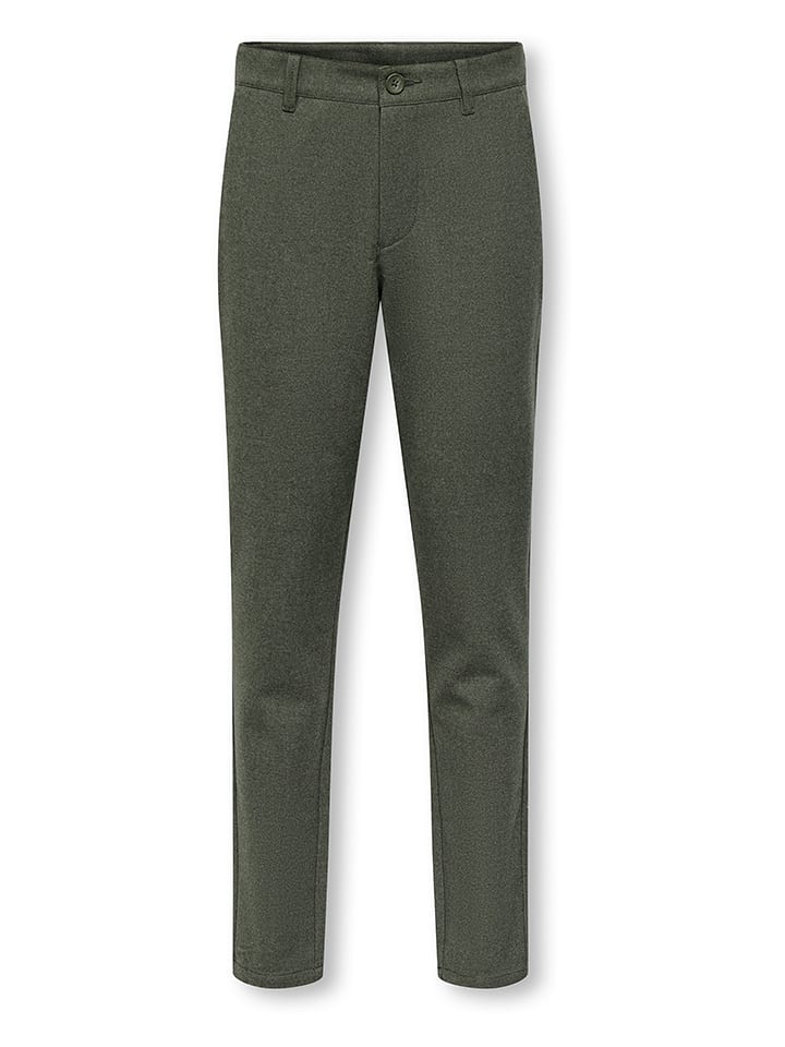 ONLY & SONS Junior Hose "Mark" in Khaki - 140