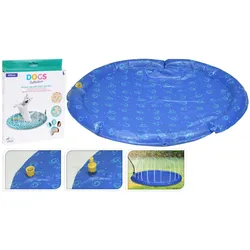Koopman Wassersprühmatte für Tiere 90 x 90 x 3 cm, Hundespielzeug