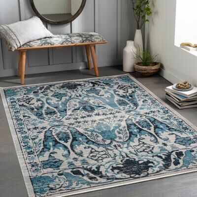 Livabliss Ember Boho Machine Washable Area Rug
