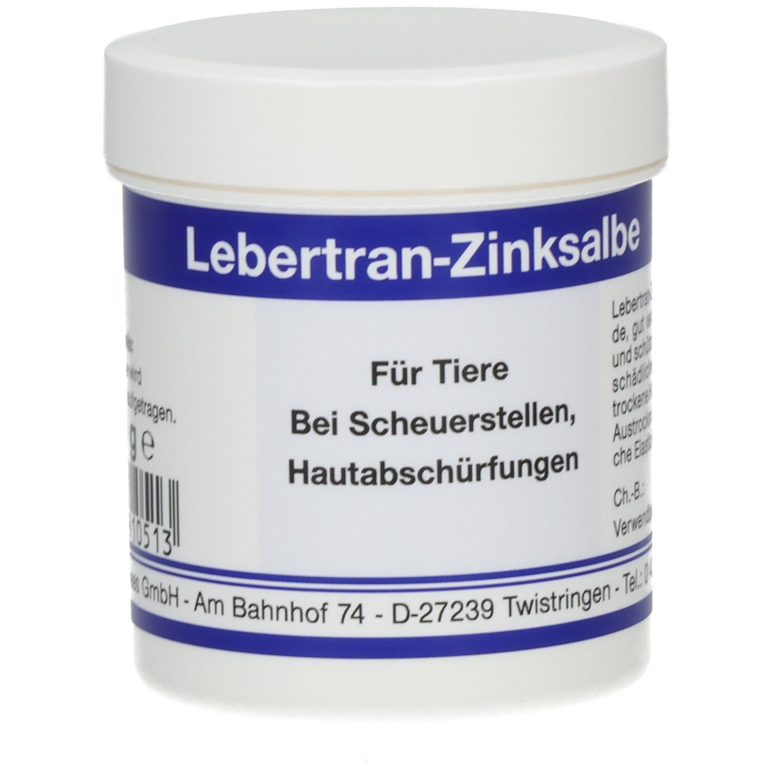 Lebertran Zinksalbe vet. 100 g Salbe
