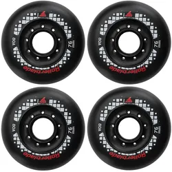 ROLLERBLADE APEX 4er Pack Rollenset 2026 black - 76mm/80A