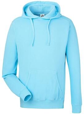 J America 8730JA Men's Comfort Dye Fleece Hood T-Shirt size XL   Cotton/Polyester Blend