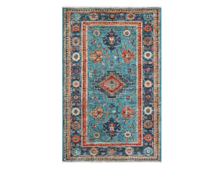 Kazak Ghazni Teppich 81x126 Handgeknüpft Orientteppich Wolle
