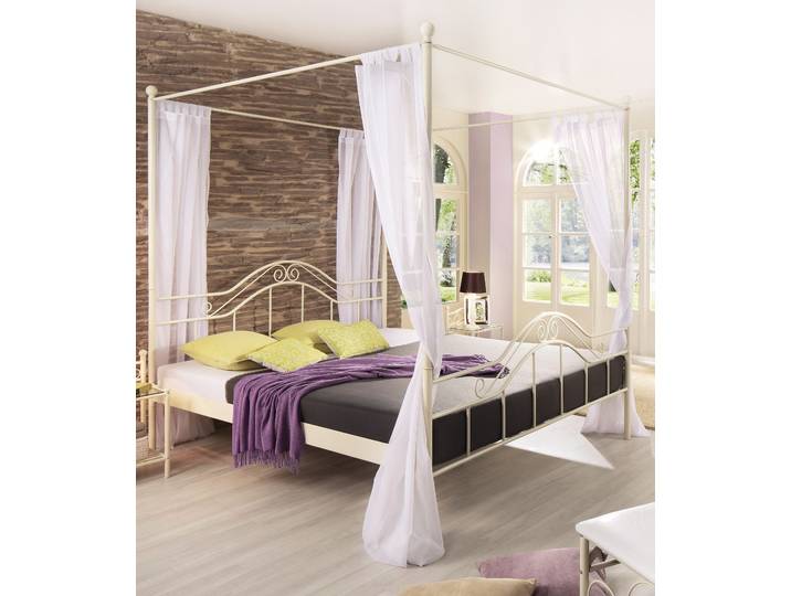 Metallbett HOME AFFAIRE, beige (cremeweiß, produkt fällt nicht unter das elektrog.), L:210cm, Betten, Metallbett