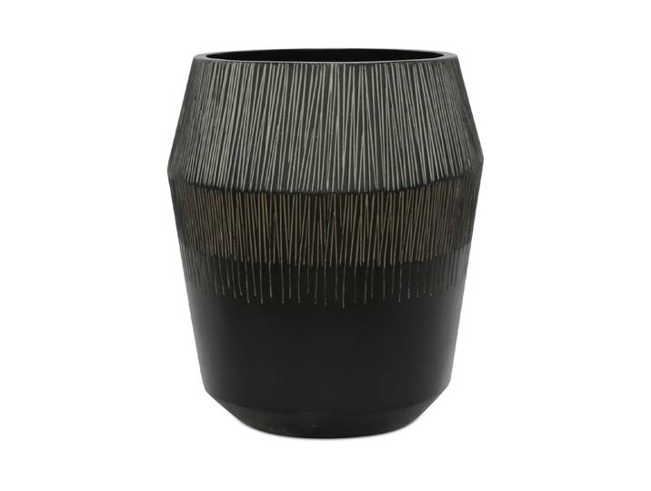 Jardin Royal Pflanztopf Moderna Ø 47 x 55 cm Schwarz