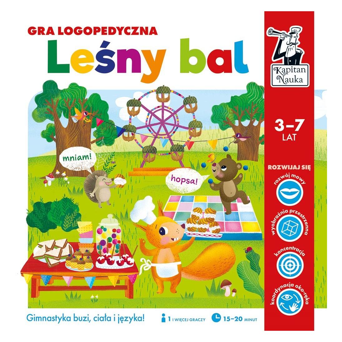 Kapitan Nauka Master-Wissenschaft. Master-Wissenschaft. Logopädisches Spiel. Waldball (3 - 7 Jahre) (427852)