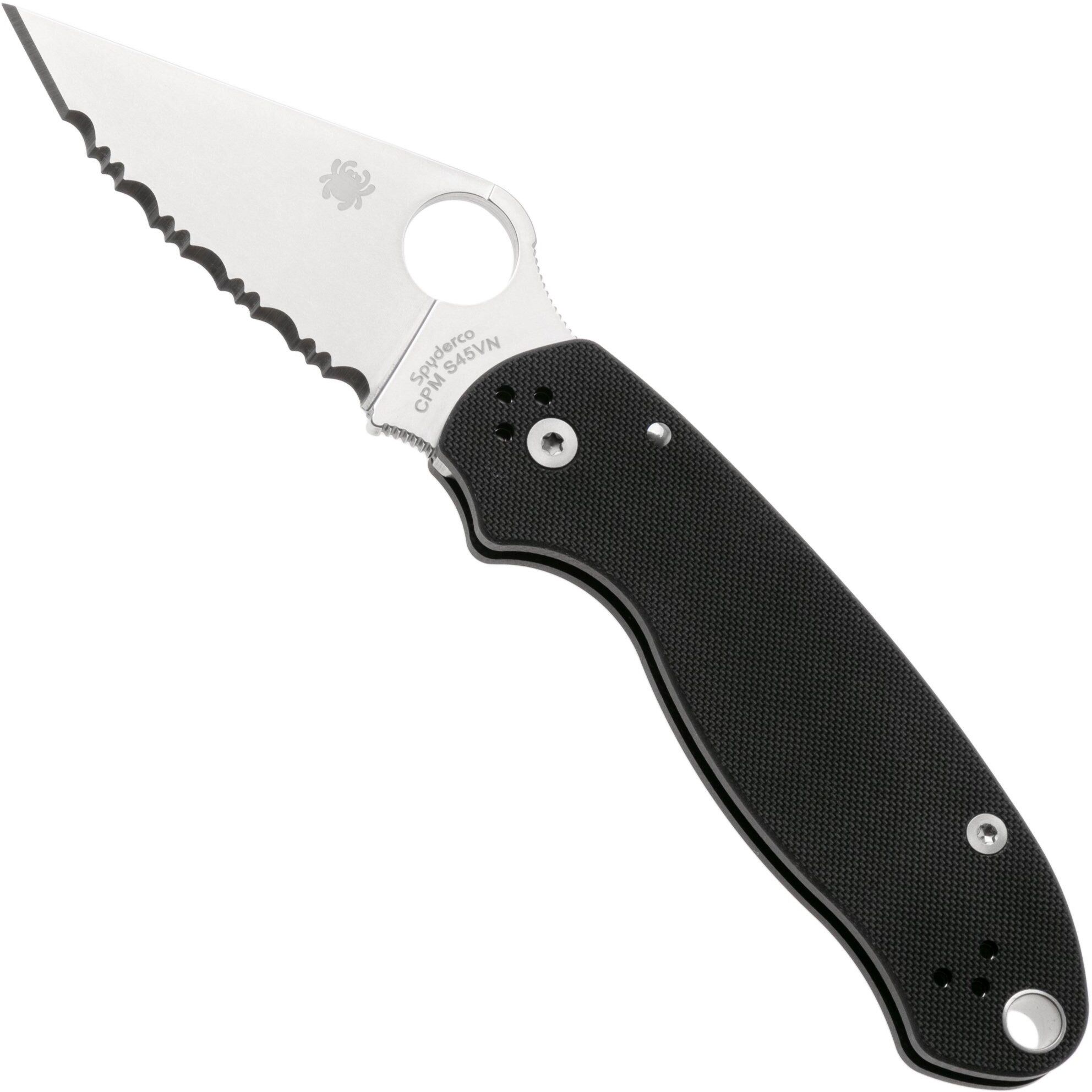 Spyderco Para 3 C223PBK coltello da tasca seghettato